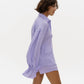 Parisian Linen Shirt in Lavender