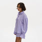 Parisian Linen Shorts in Lavender