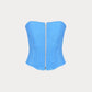 Long Slim Corset Blue Smoke
