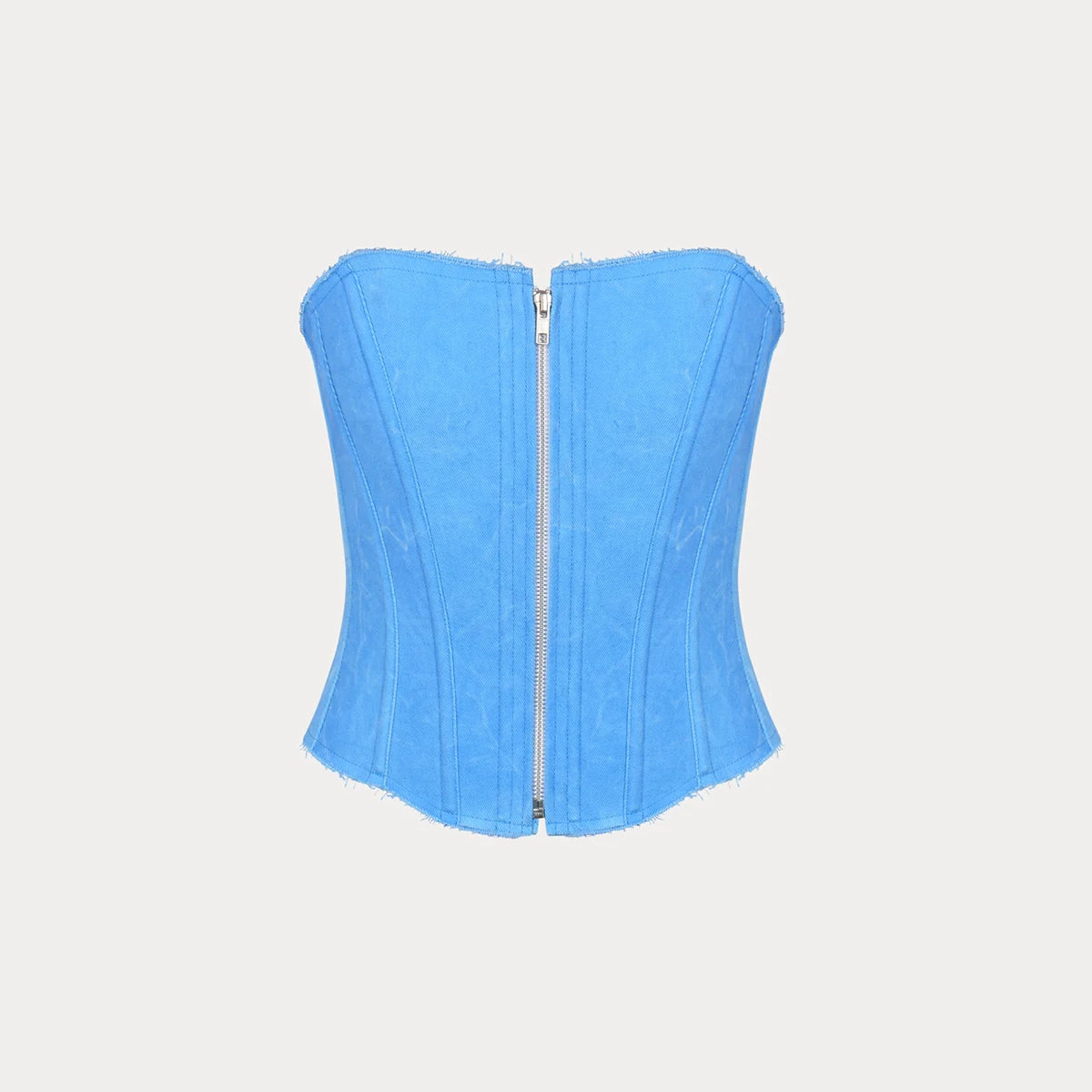 Long Slim Corset Blue Smoke