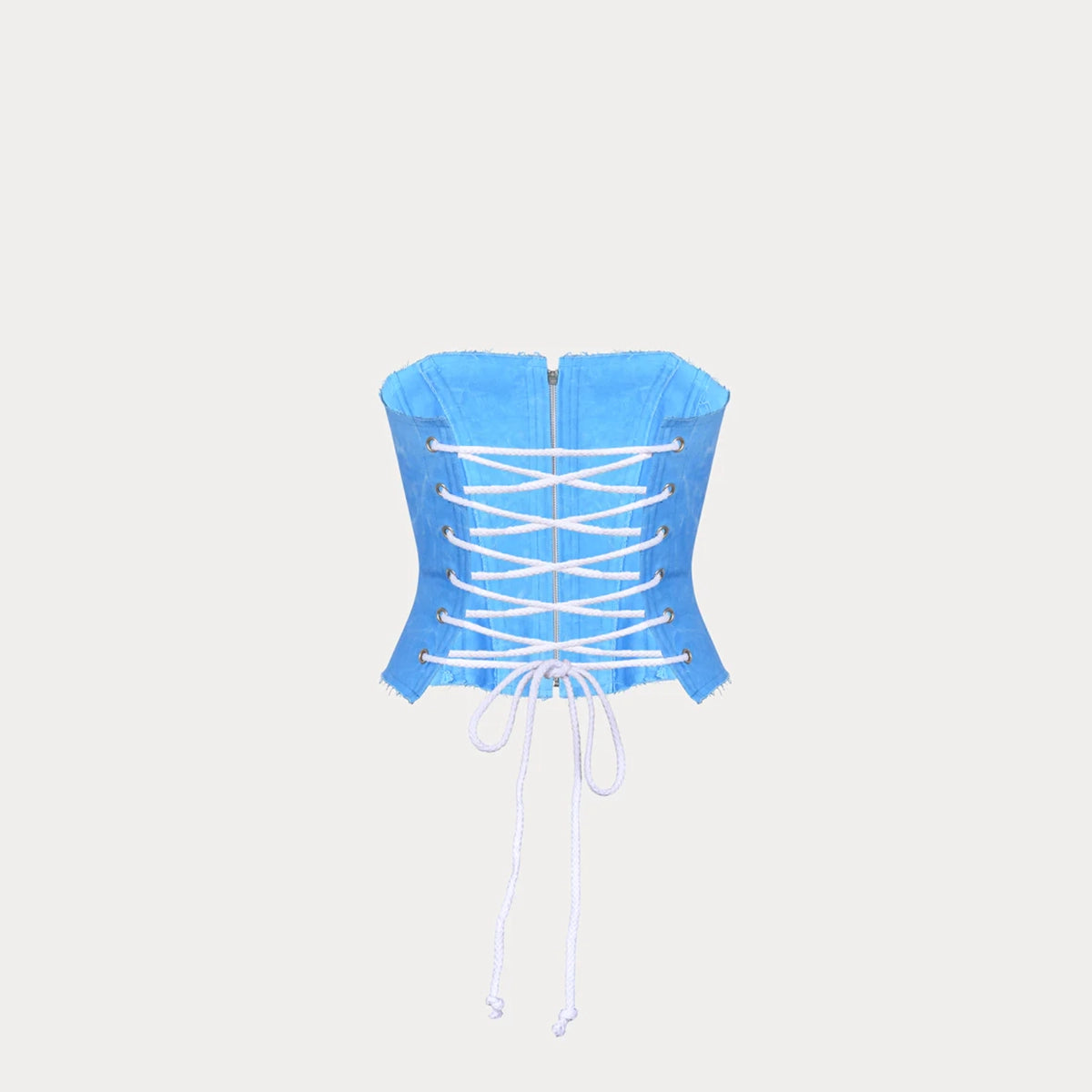 Long Slim Corset Blue Smoke