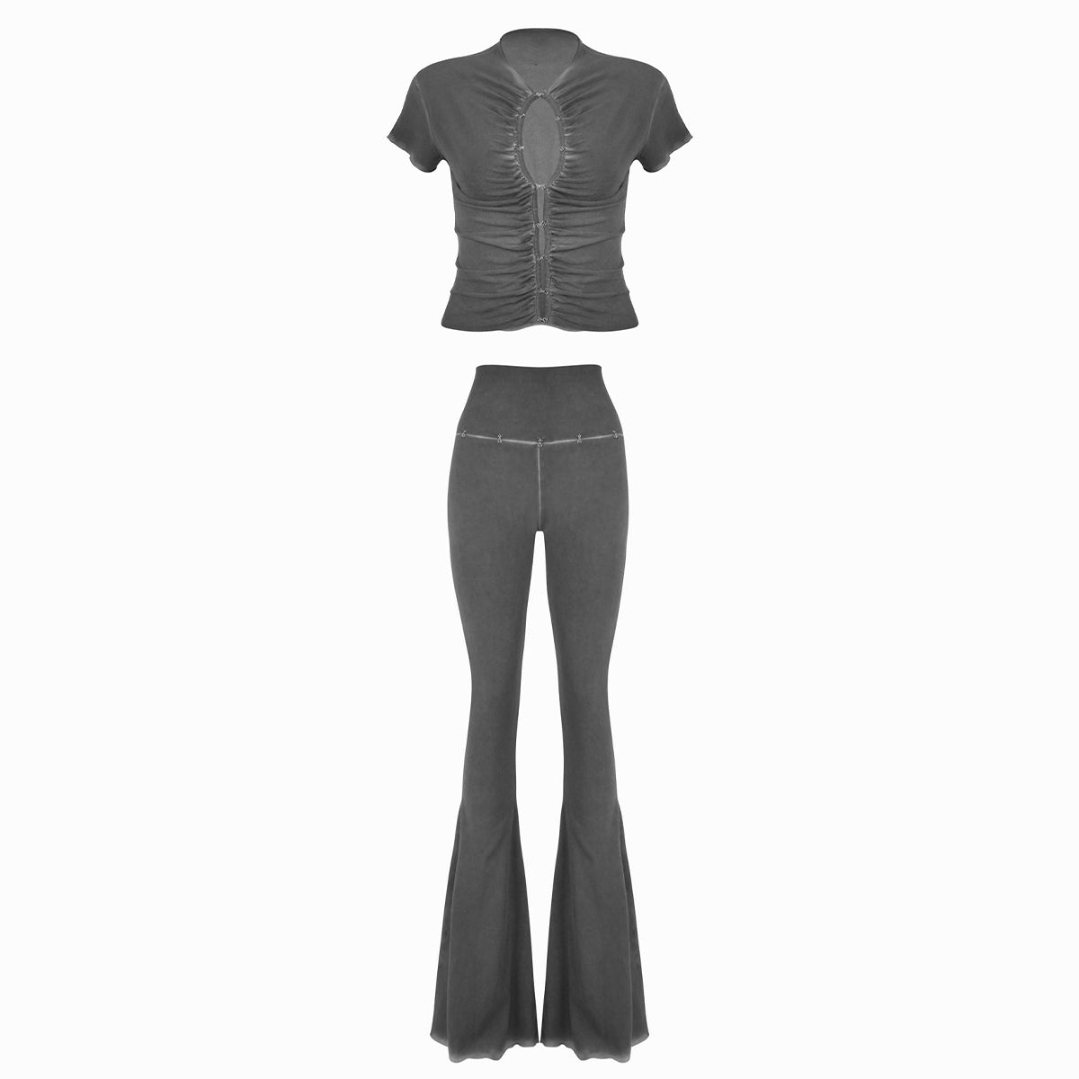 Valkrie Set Tee Pants Hook Grey