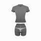 Valkrie Set Tee Short Grey