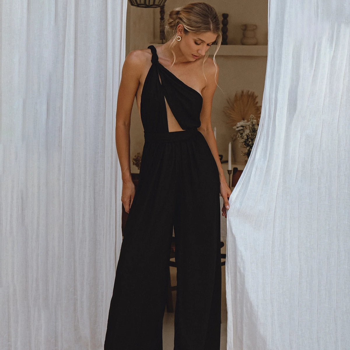 Gaia Infinity Jumpsuit In Black