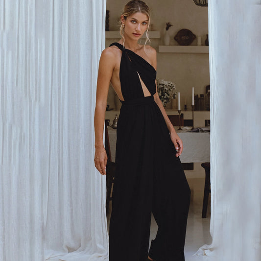Gaia Infinity Jumpsuit In Black