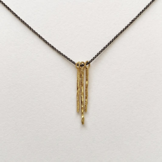 3STEAM GOLD PENDANT NECKLACE