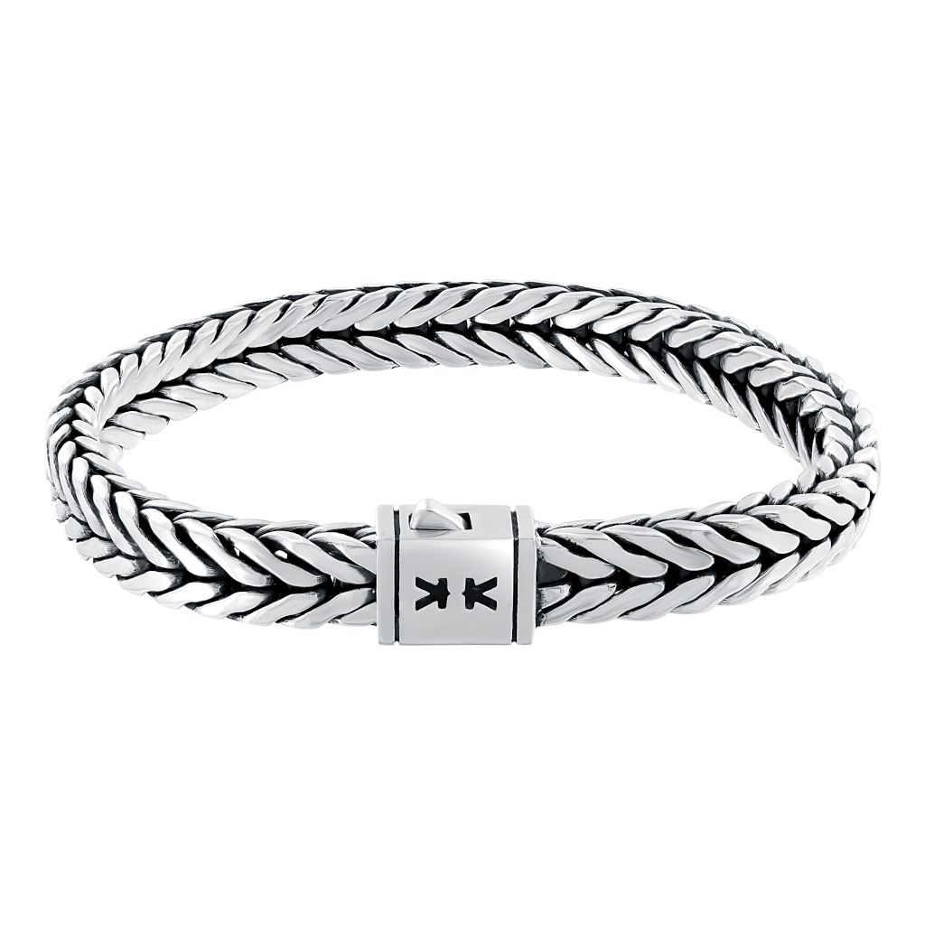 Bracelet Chevron Chain - Pusher Lock - IKKU Jewelry