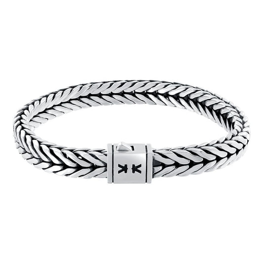 Bracelet Chevron Chain - Pusher Lock - IKKU Jewelry