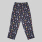 LINEN PANTS BBH SIGNATURE PRINT BLACK