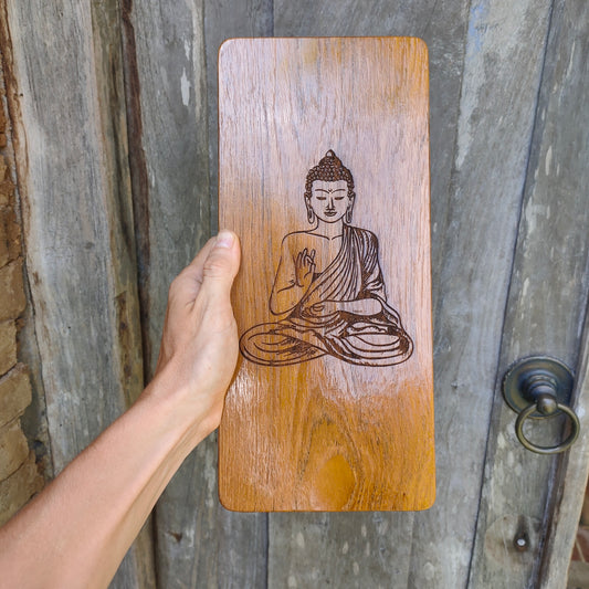 Unique Sadhu Boards with Buddha image.