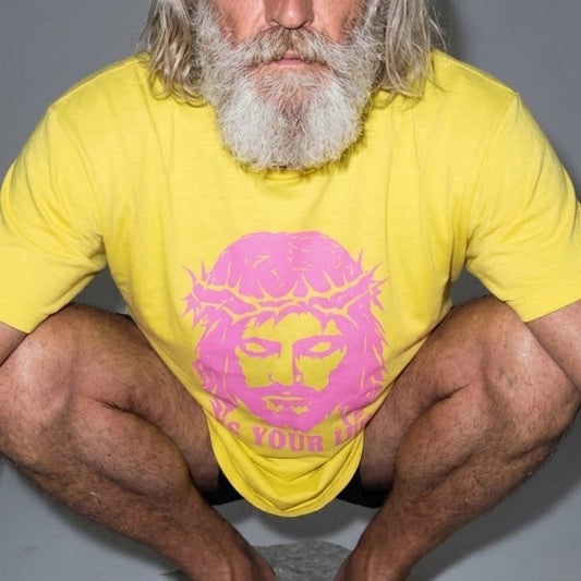 ROCK STAR TEE YELLOW