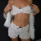 Lace Set in White