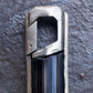 "Black Tourmaline Crystal Carabiner" pendant