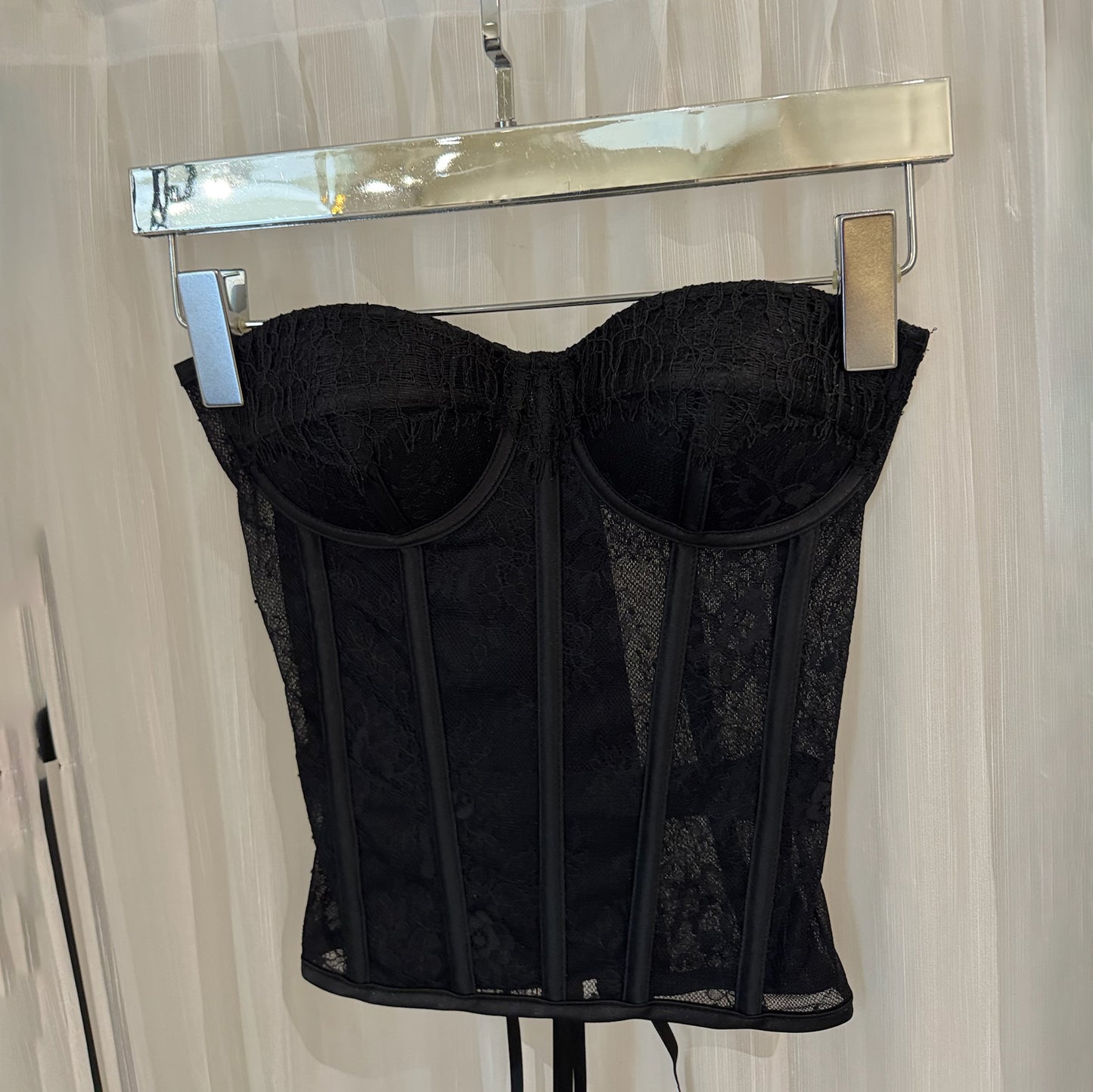 Black Lace Corset