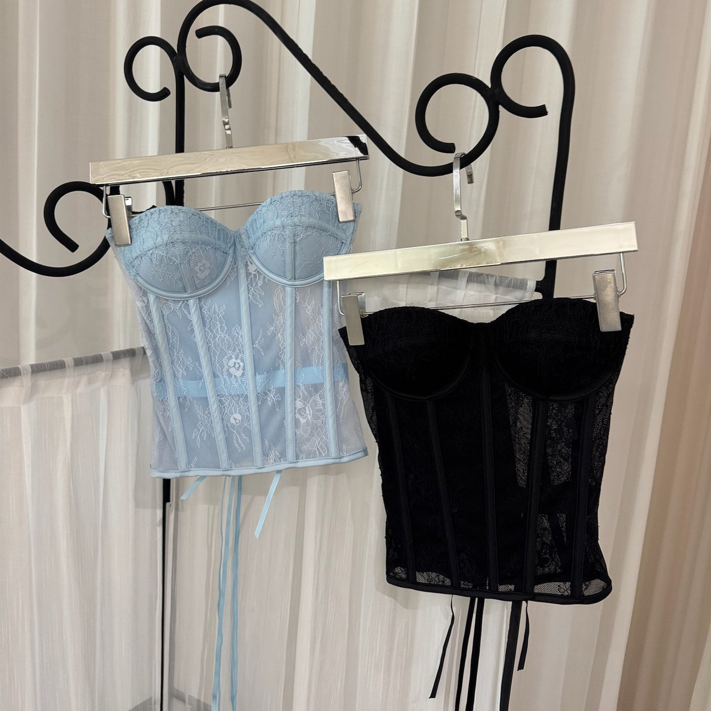 Black Lace Corset