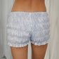 Textured Blue Shorts