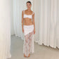 Lace White Maxi Skirt