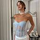 Blue Lace Corset