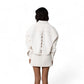 Ivory oversized jacket