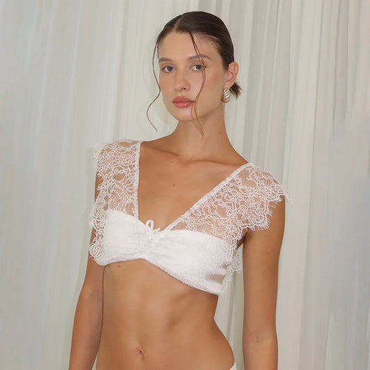 Lace Ivory Top