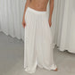 Silk Slit Pants