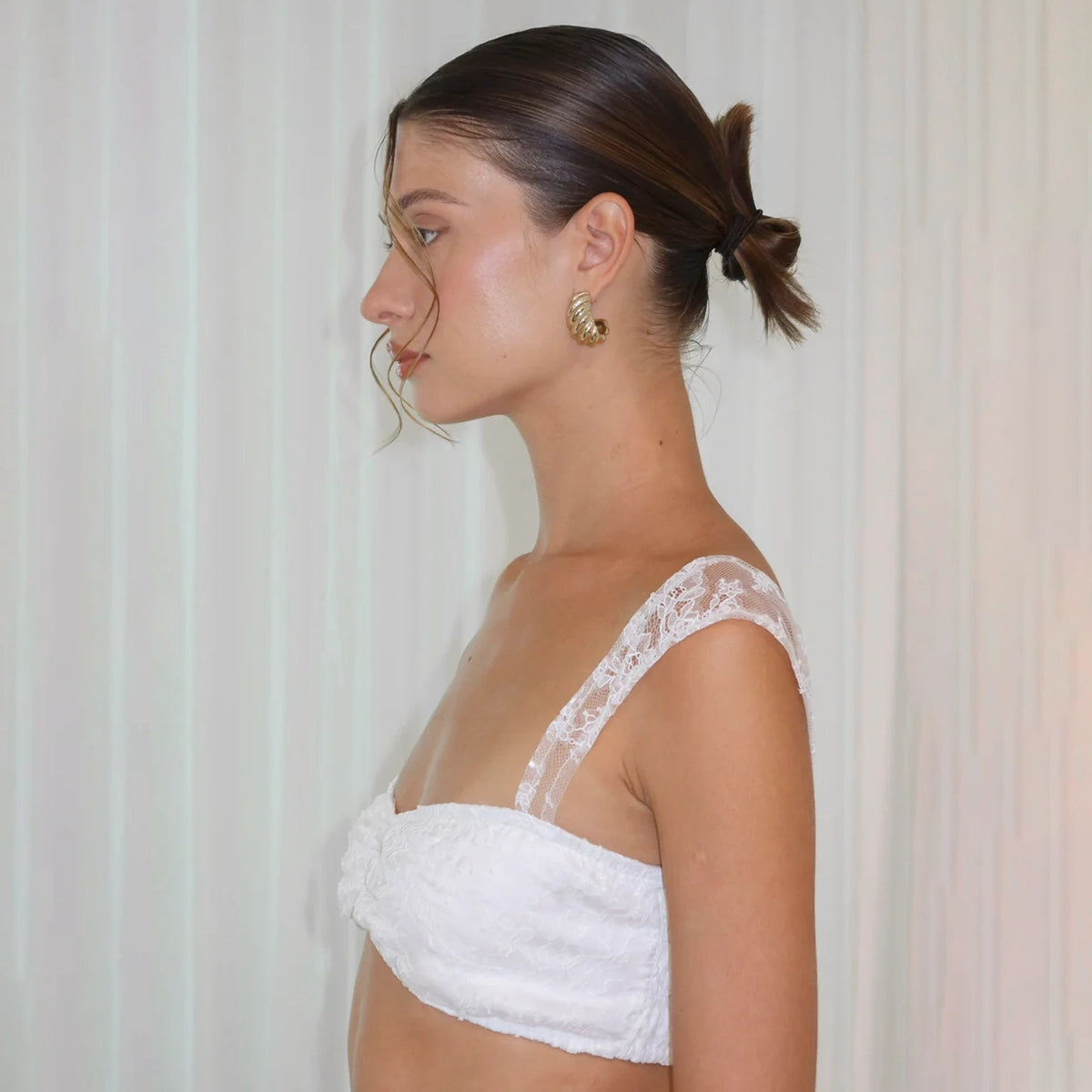 Lace White Top