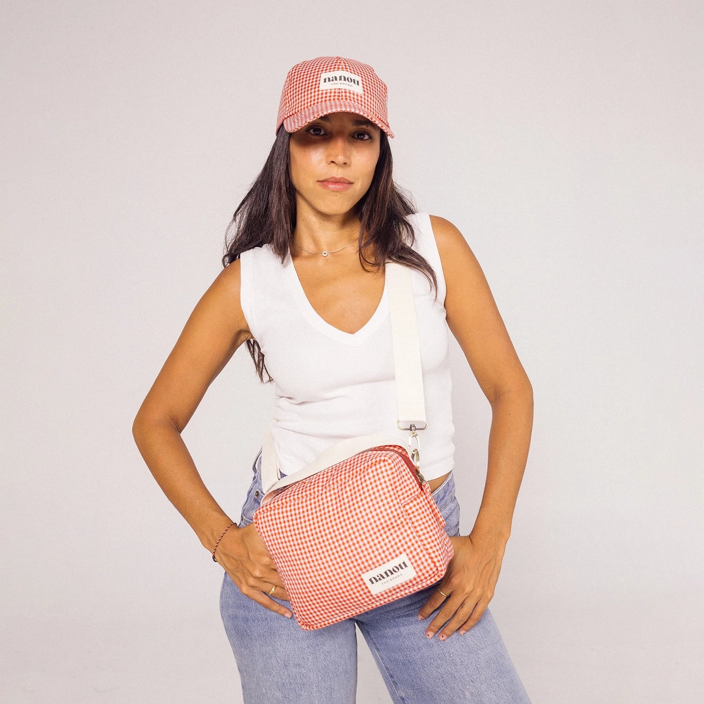 Corto camera case Vichy - Red