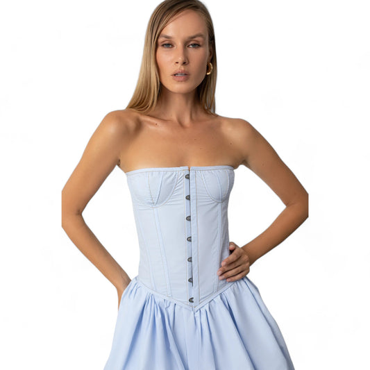 Cala corset in blue