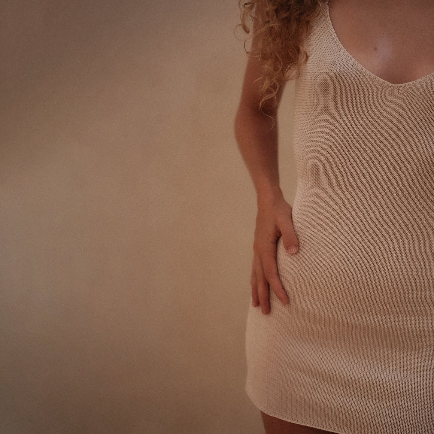 MOANA SHORT DRESS IN CREAM