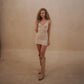 MOANA SHORT DRESS IN CREAM