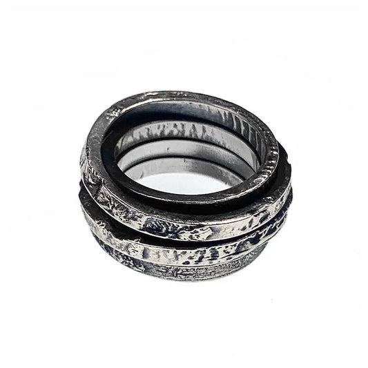 ROUGH TWIST RING