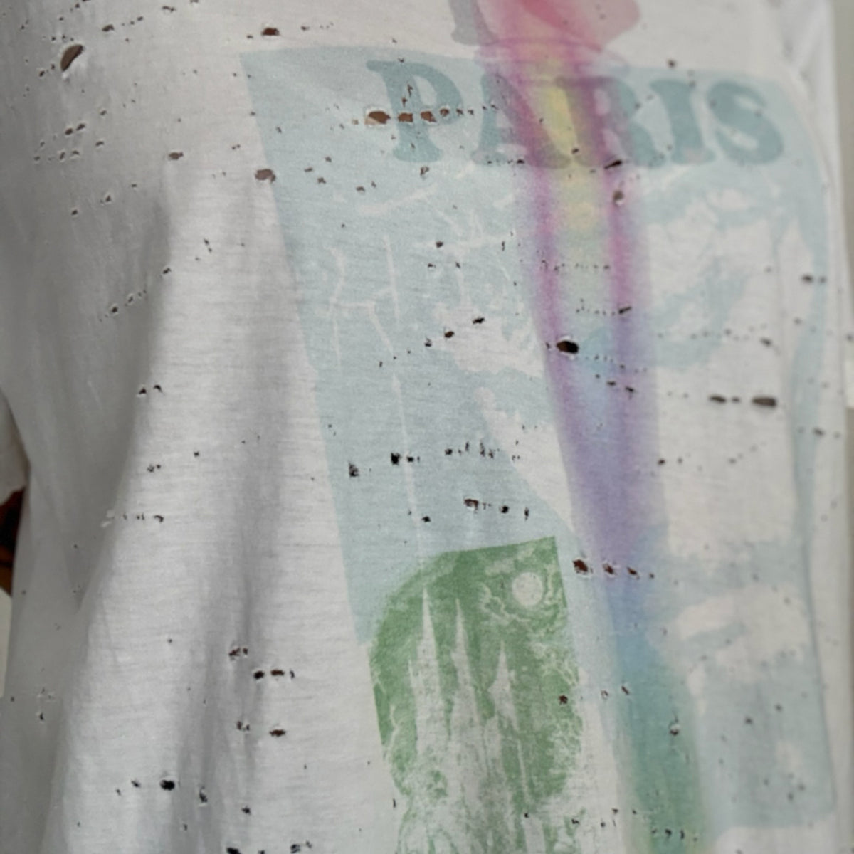 SAINT PARIS DISTRESSED TEE
