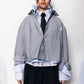 CUBICAL BOXY SHIRT LIGHT BLUE