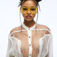 Yellow Shield Sunglasses
