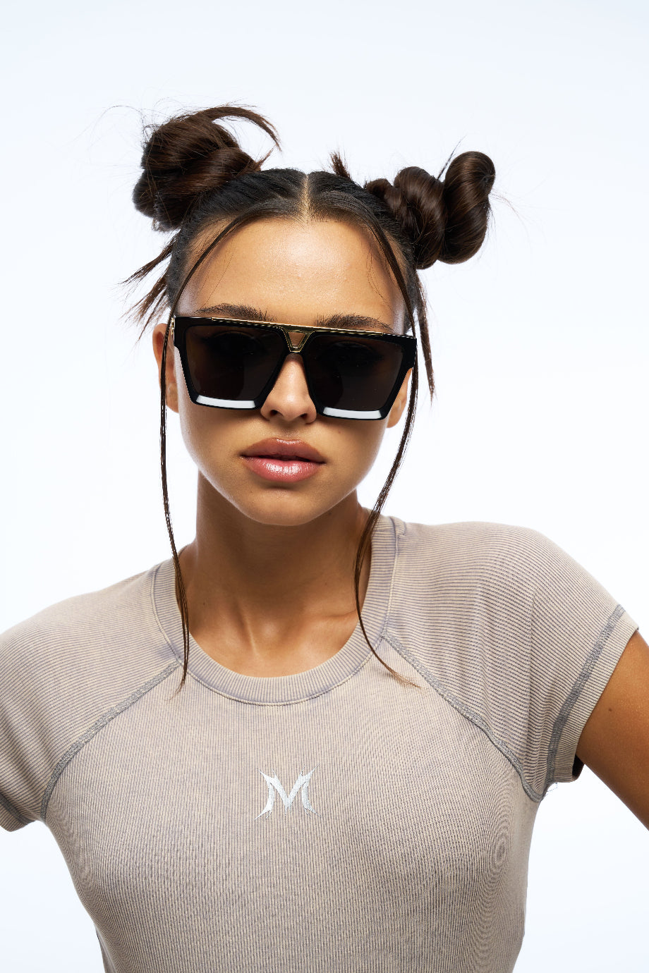Black Geometric Sunglasses