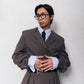 CUBICAL BOXY SHIRT LIGHT BLUE