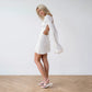Mini Babe Dress In White