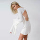 Mini Babe Dress In White