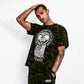 ONE LOVE CHARCOAL & BLACK OVERSIZED TEE