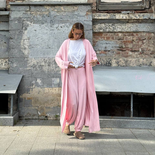 JASMINE MAXI CARDIGAN PINK