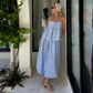 LANA TOP BLUE STRIPE
