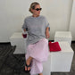 WASHED T-SHIRT "OSTROV" NEW IN GREY