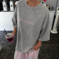 WASHED T-SHIRT "OSTROV" NEW IN GREY