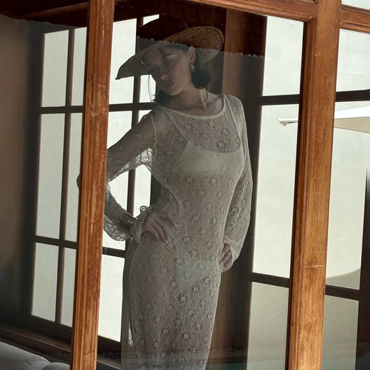NAKED DRESS IN WHITE