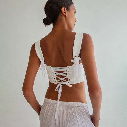 DITA CORSET IN WHITE