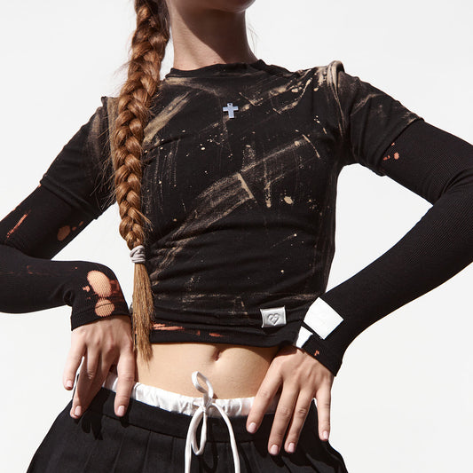 Longsleeve With Cross Human Touch