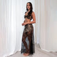 Lace Black Maxi Skirt