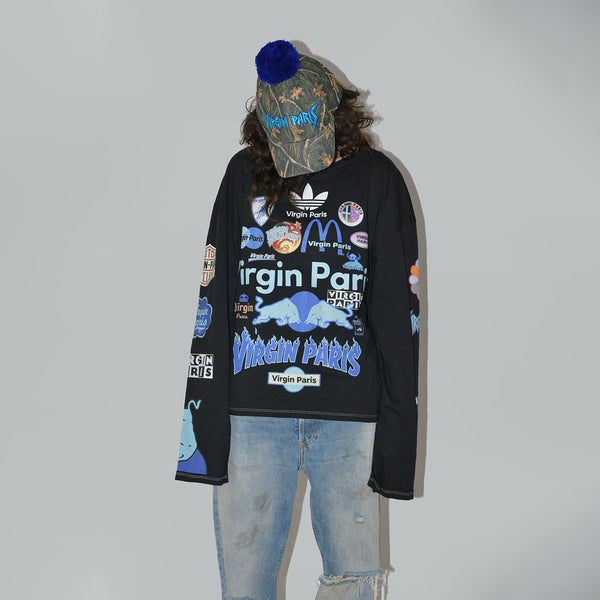 MAIN SPONSOR LONGSLEEVE BLACK – Virgin Paris