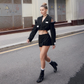 Crop Blazer Black