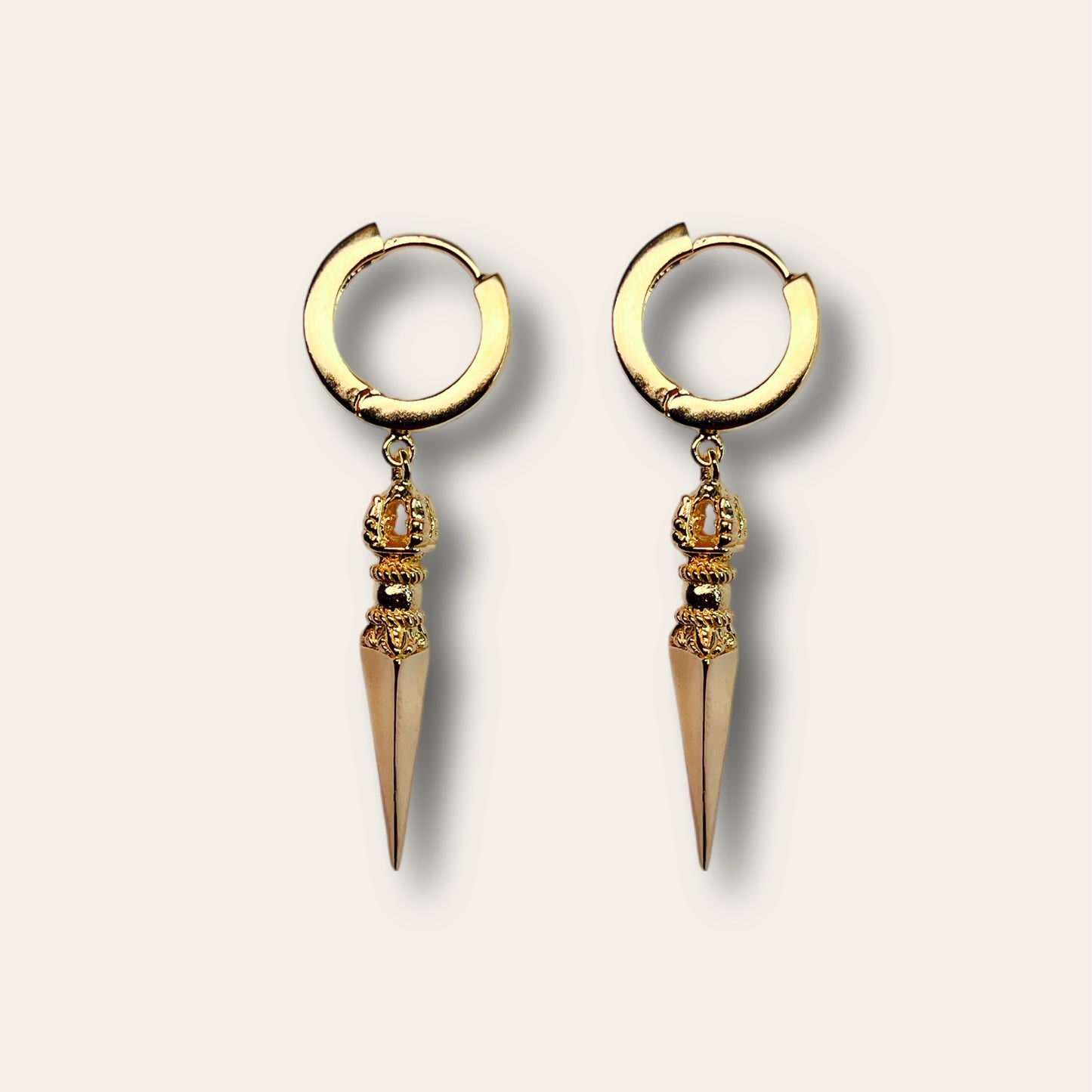 Phurba earrings GOLD-VERMEIL